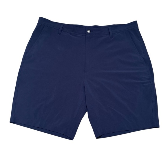 FJ FootJoy Men’s 40 Waist Navy Blue Lightweight 9” Inseam Performance Golf Short - Picture 1 of 5